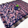Slub Cotton Saree with Blouse 1