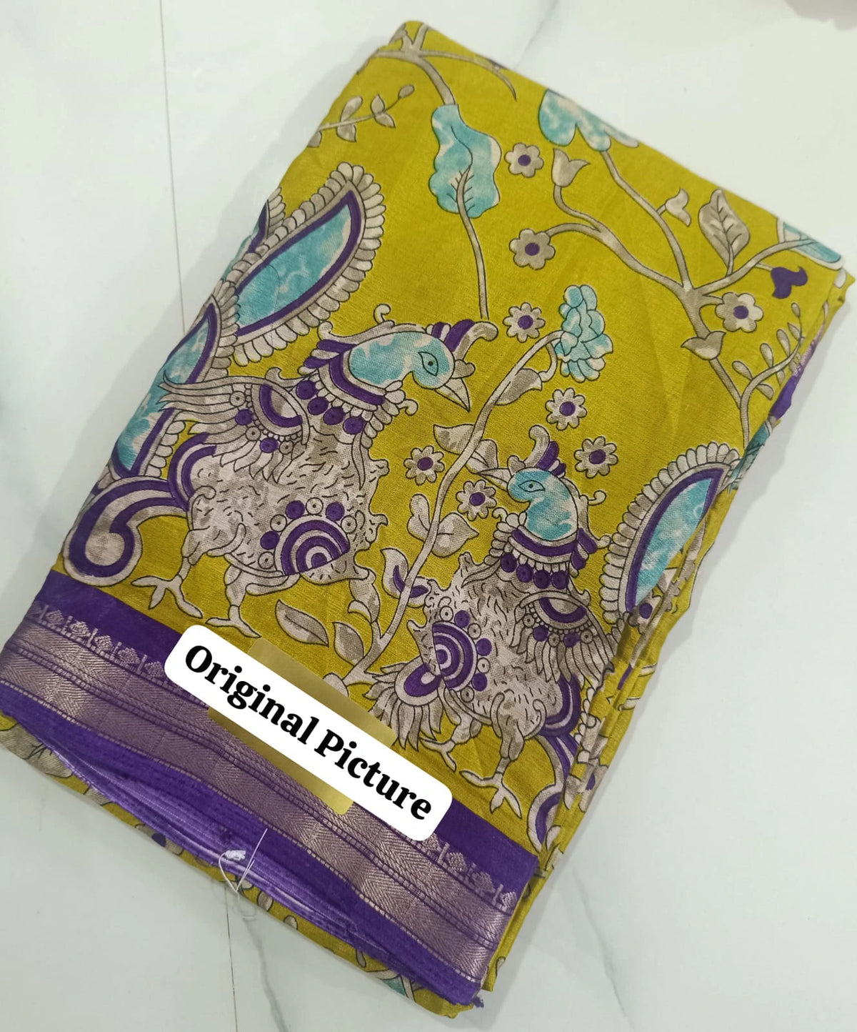 Georgette Zari Border Saree 5