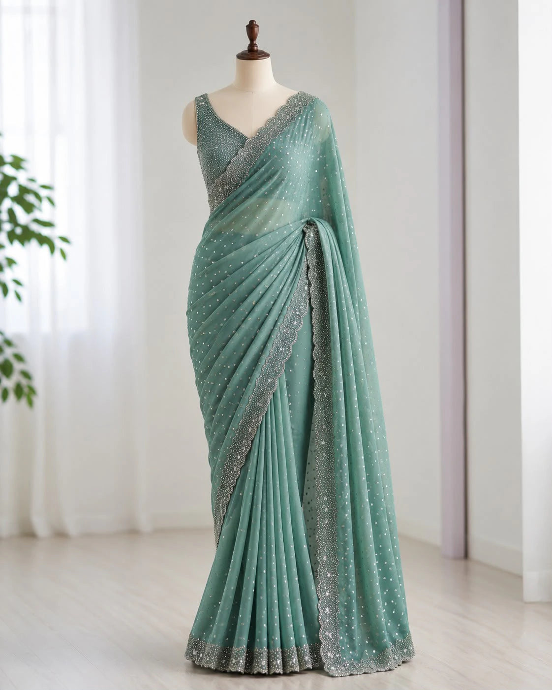 ❤️❤️Most Ever Gorgeous Space Silk Saree With Attractive Blouse Piece😍😍 9
