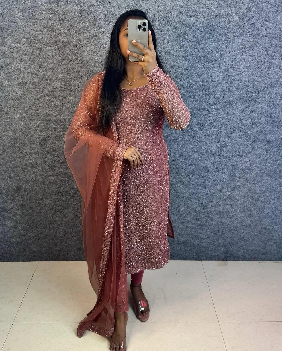 Premium PartyWear Kurti Set With Dupatta 6