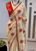 Rangoli Silk Embroidered Saree 1