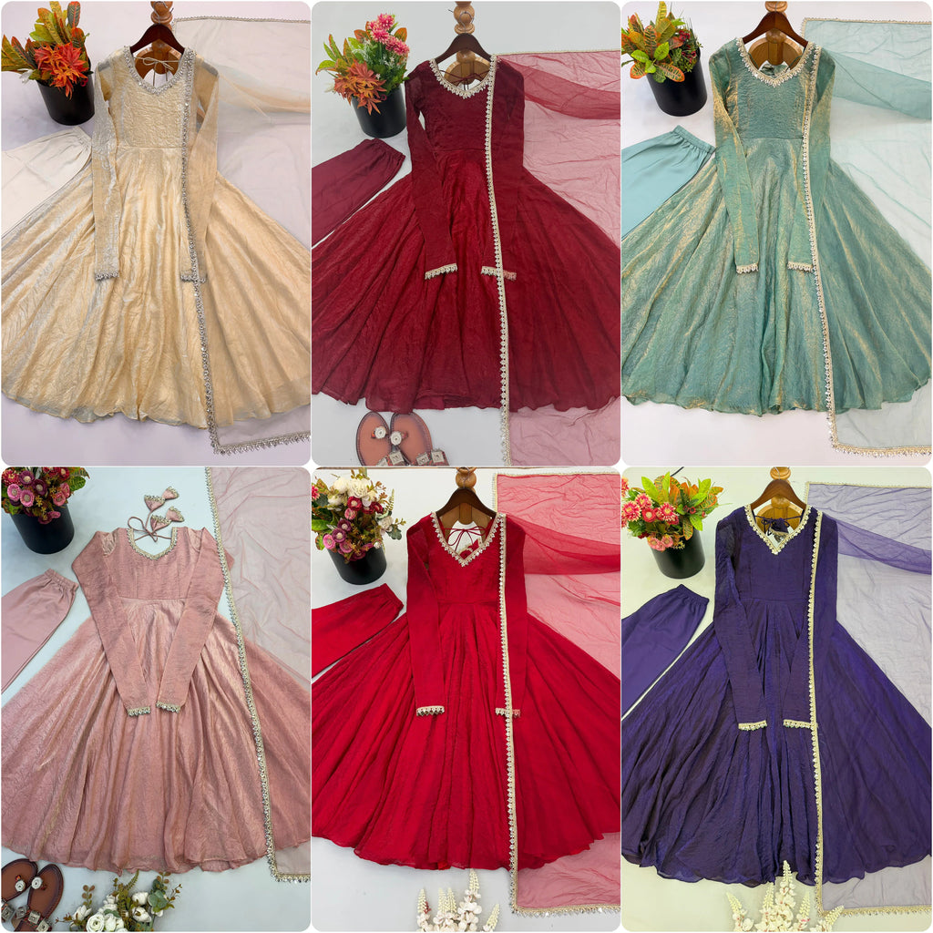 Doremon Crush Anarkali Gown 4