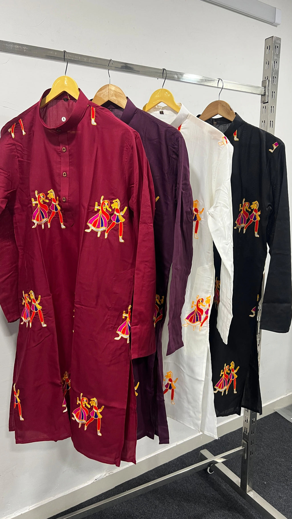 Flex Cotton Embroidered Kurta Set 6