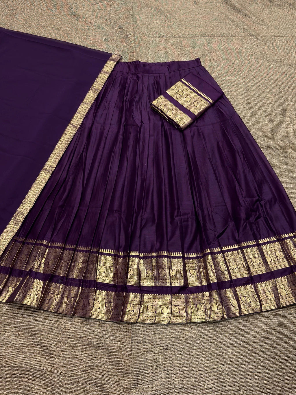 Kanjivaram Silk Lehenga 8