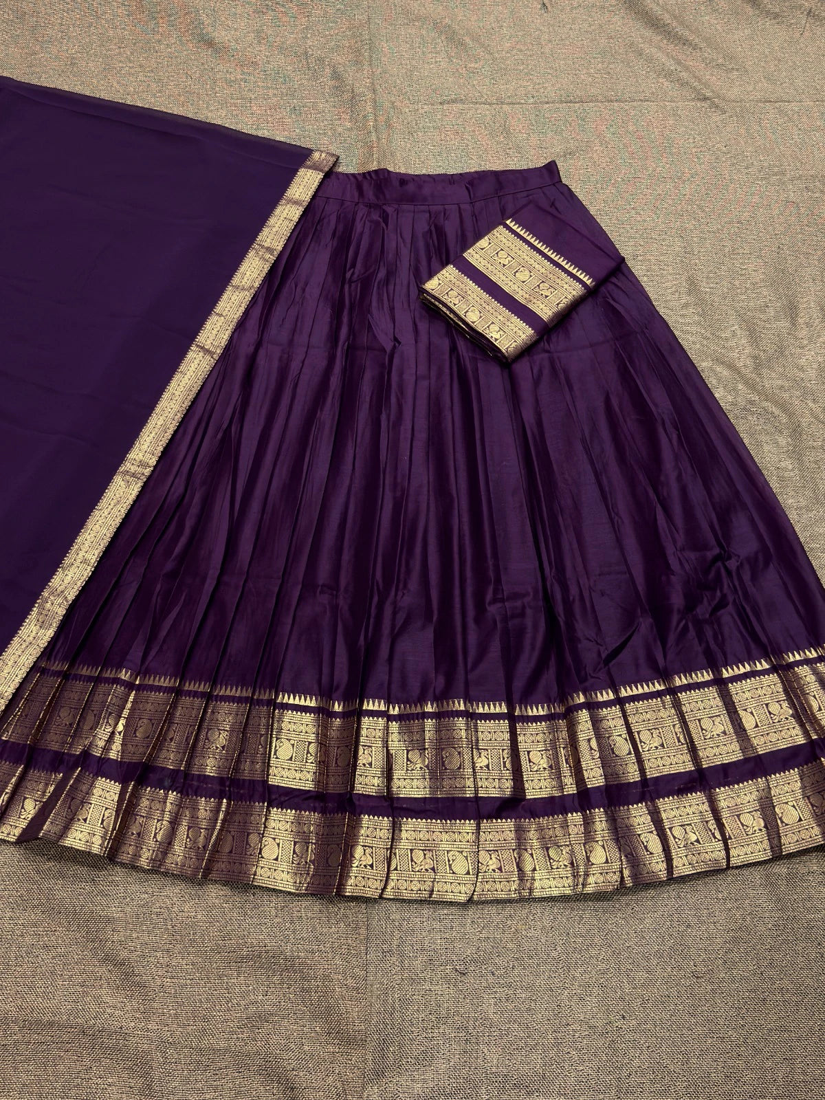 Kanjivaram Silk Lehenga 8