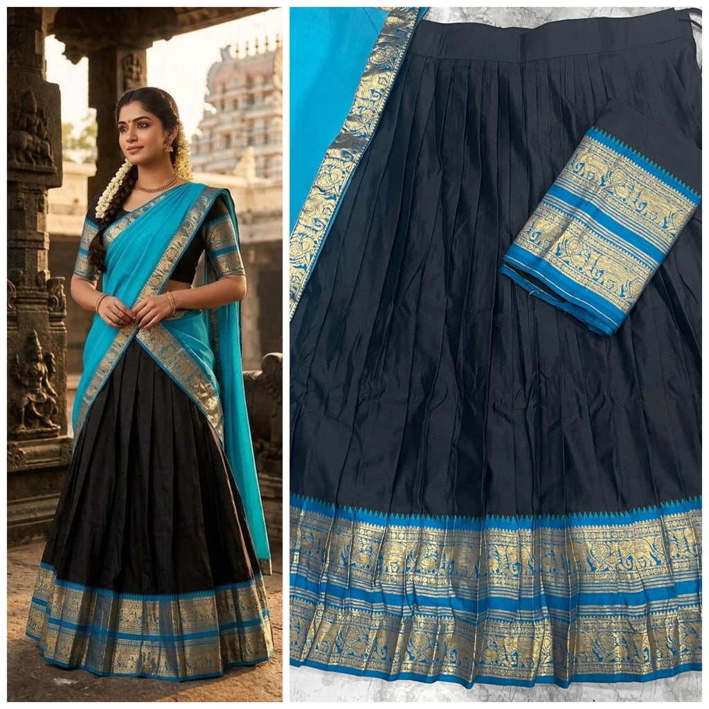 Kanci Cotton Silk Lehenga Set 6
