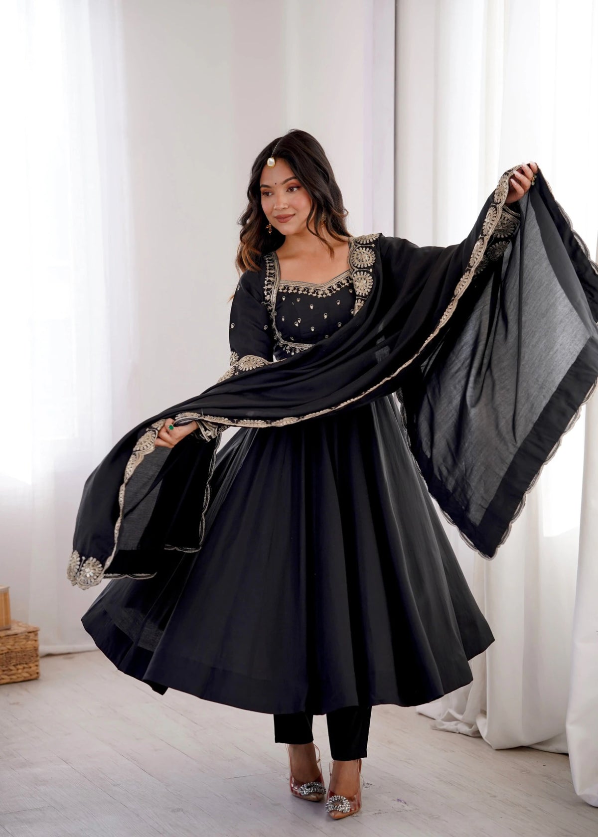 Anarkali Three Piece Set 1