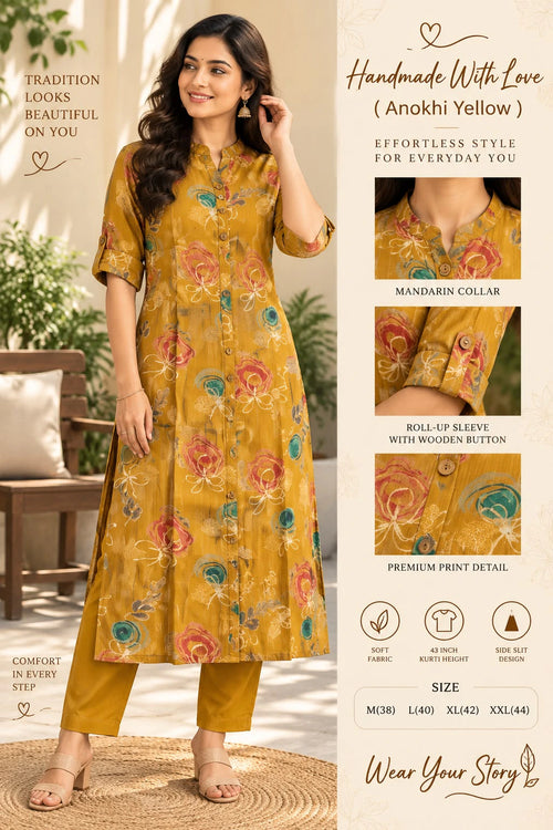 Bamboo Cotton Kurta Set 1