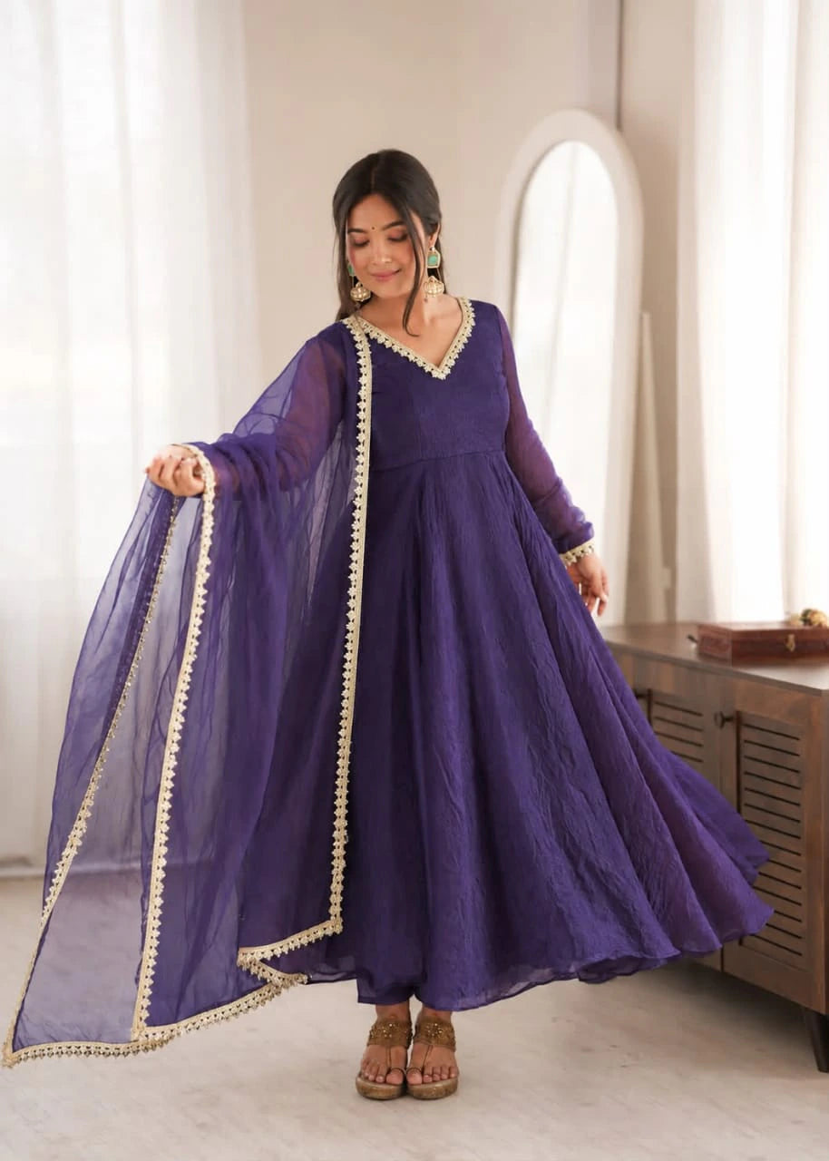 Doremon Crush Anarkali Gown 1