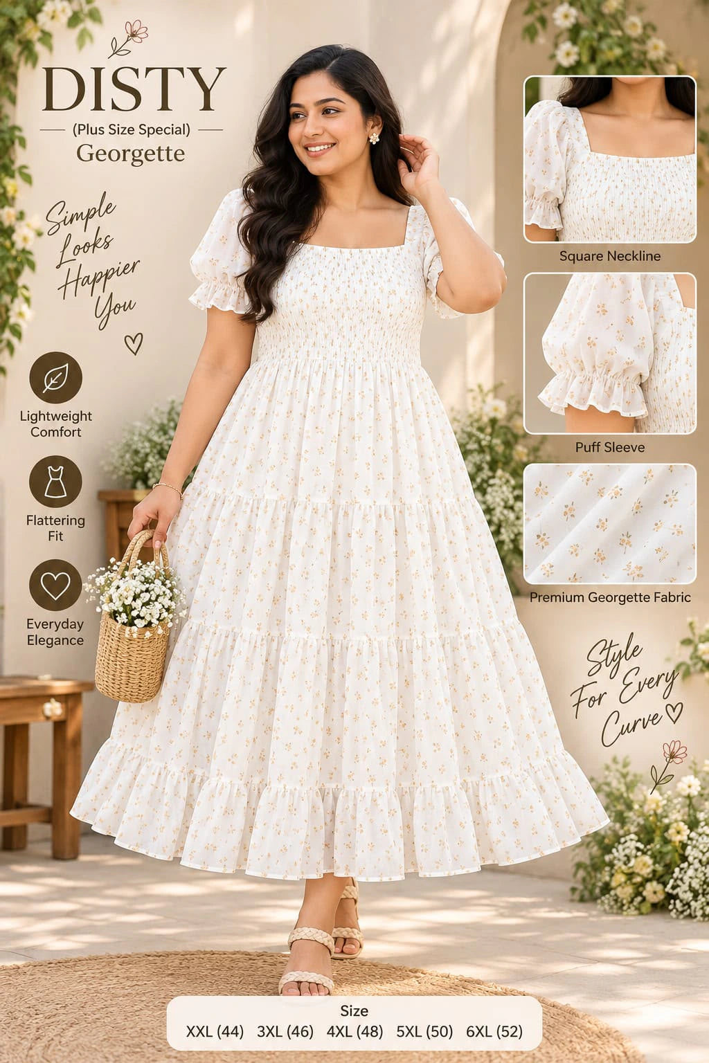 Fox Georgette Floral Dress 1
