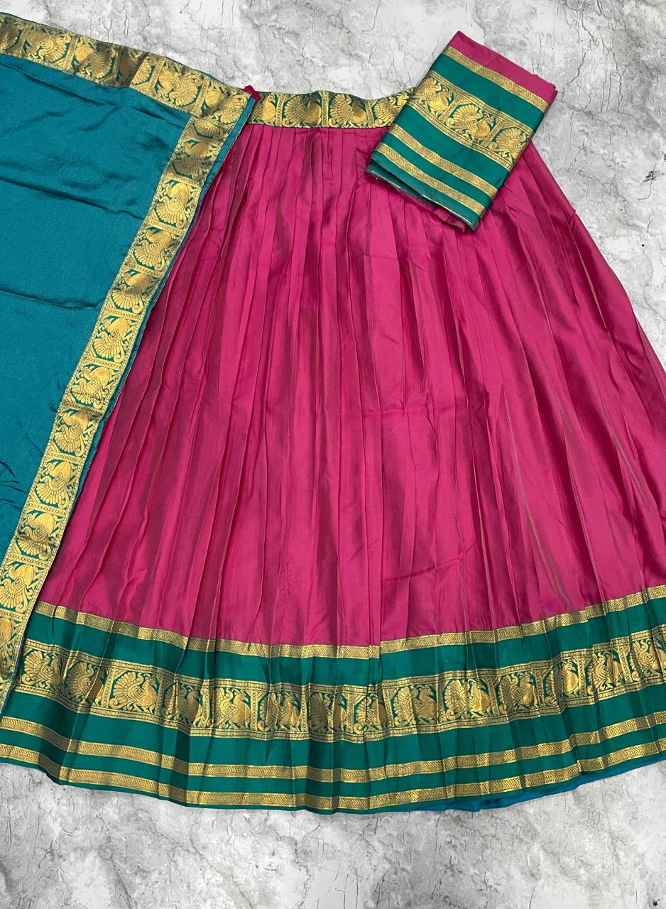 Kanjivaram Silk Lehenga Set 8