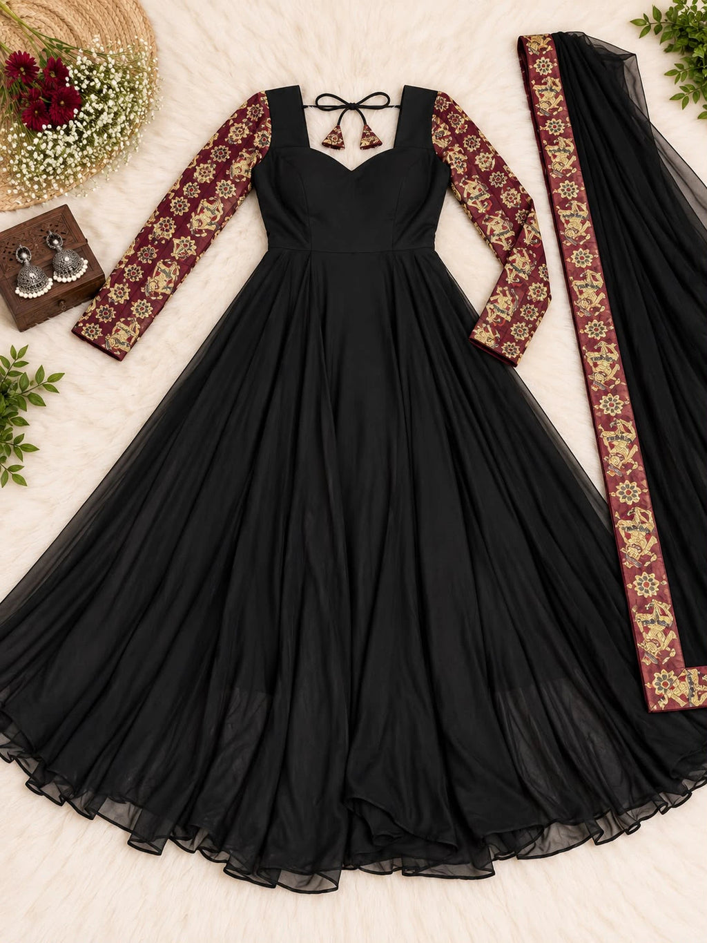 Georgette Anarkali Gown 2