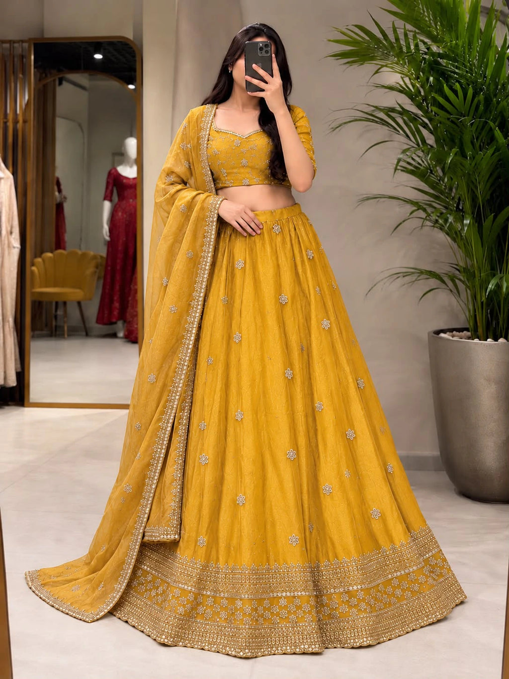 jaqard lehenga set 4