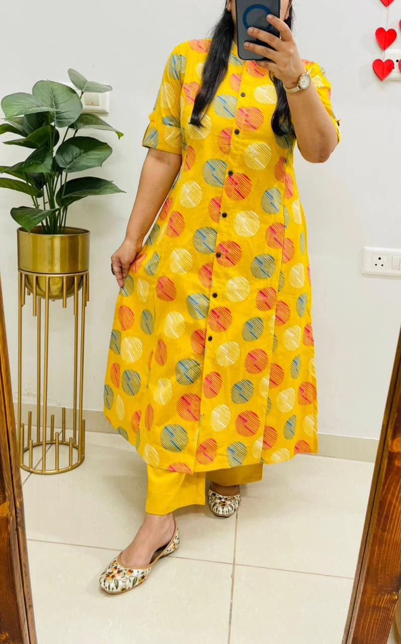 A-Line Kurti Co-Ords Set with Ankle Length Pant 6