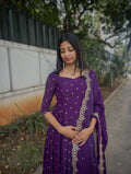 Vichitra Silk Anarkali 1