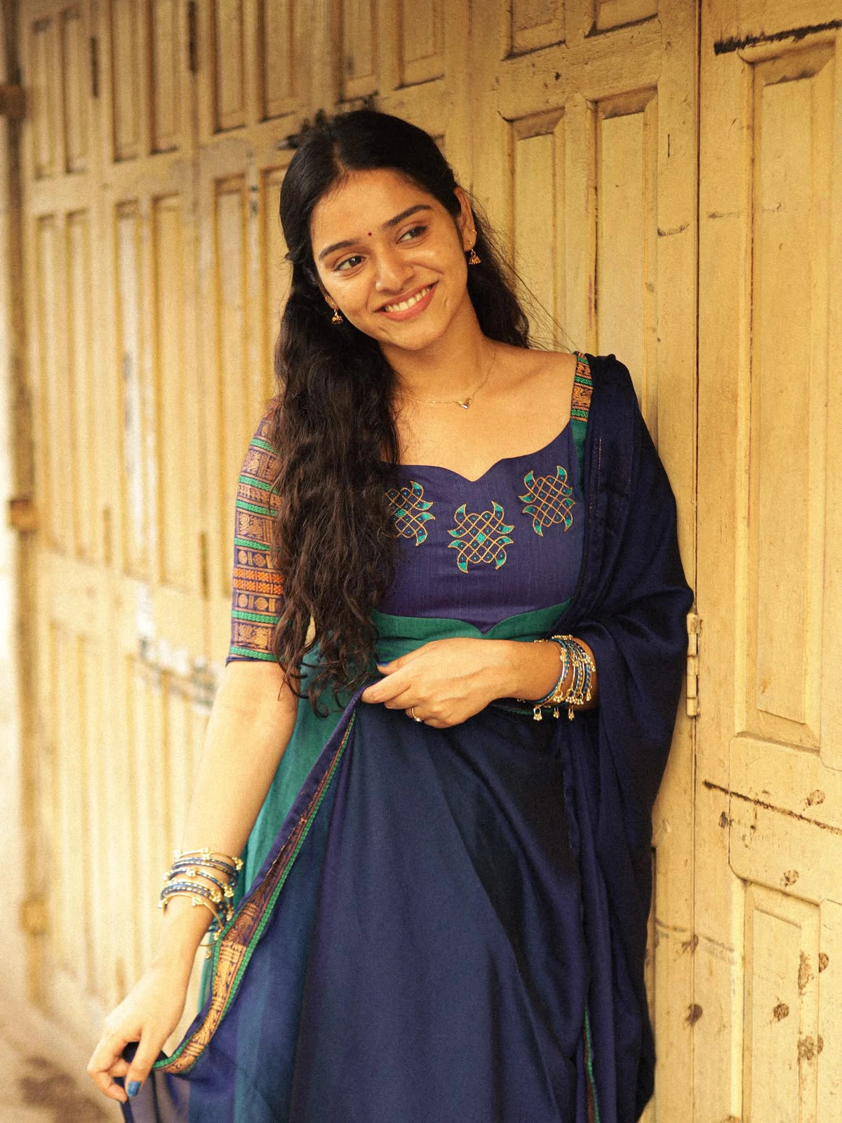 Vichitra Blooming Gown for Women 1