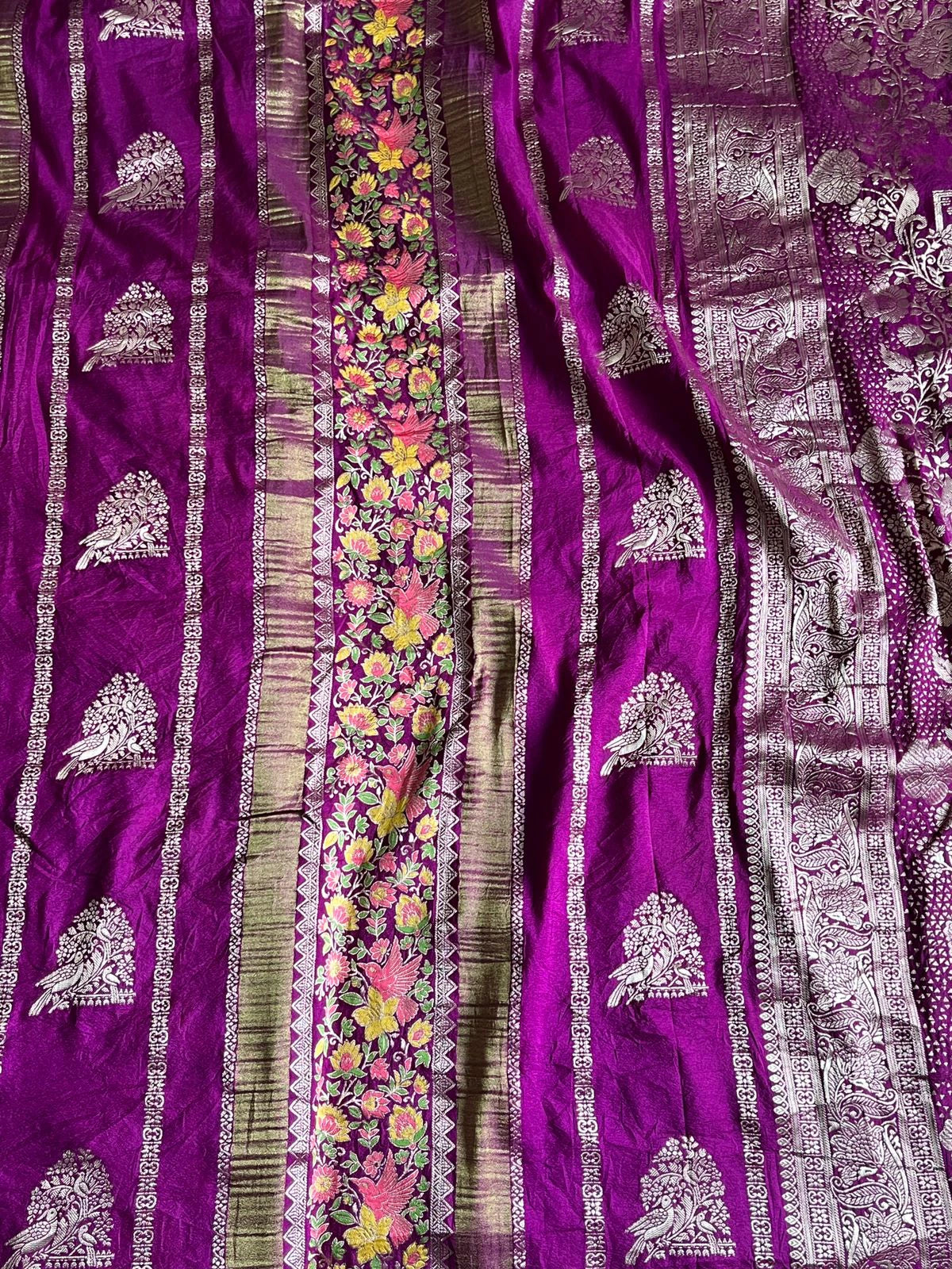 Khadi Crepe Silk Saree 4
