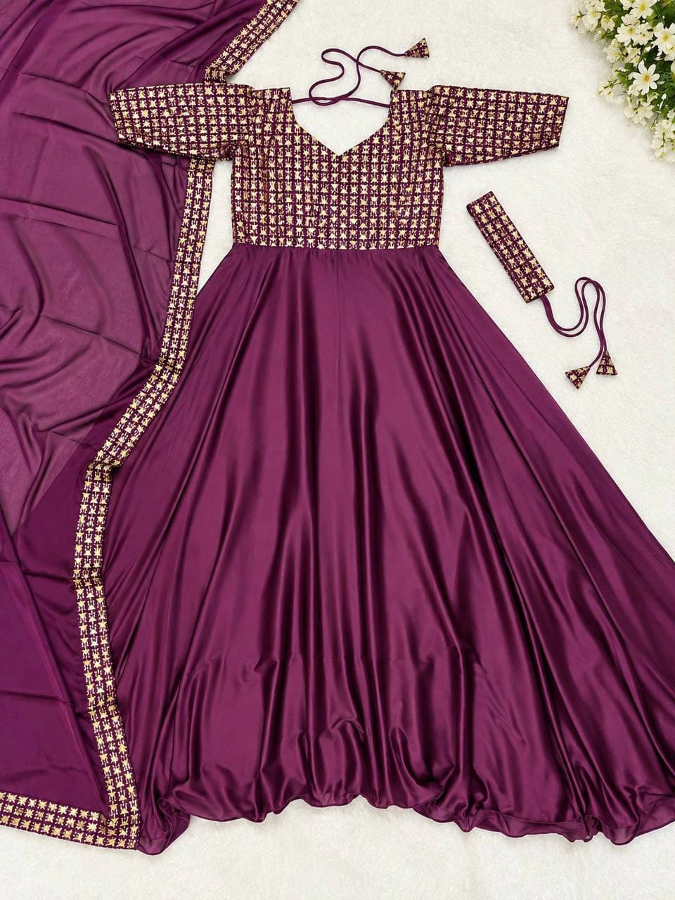 Rangoli Anarkali Gown 7