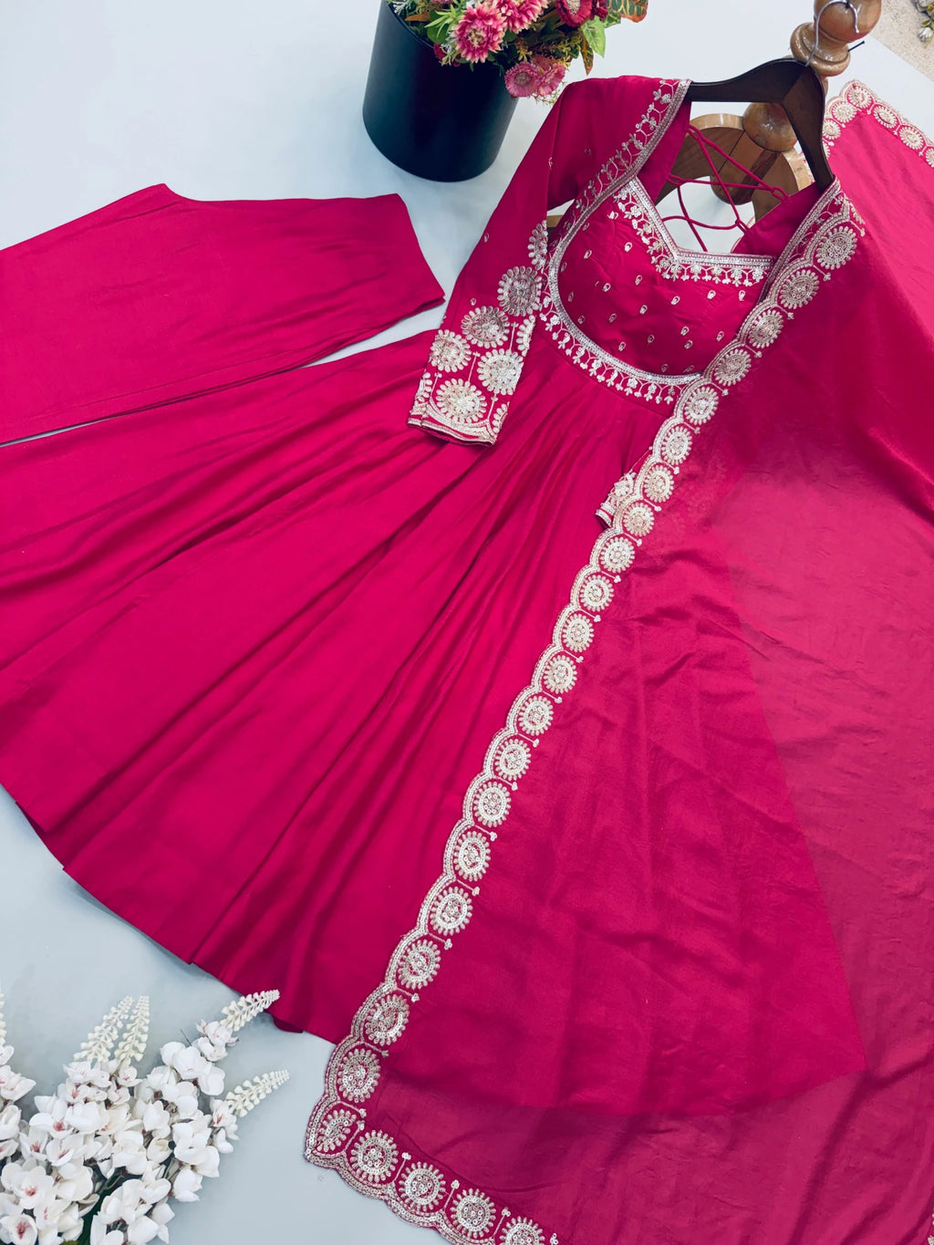 Anarkali Three Piece Set 9