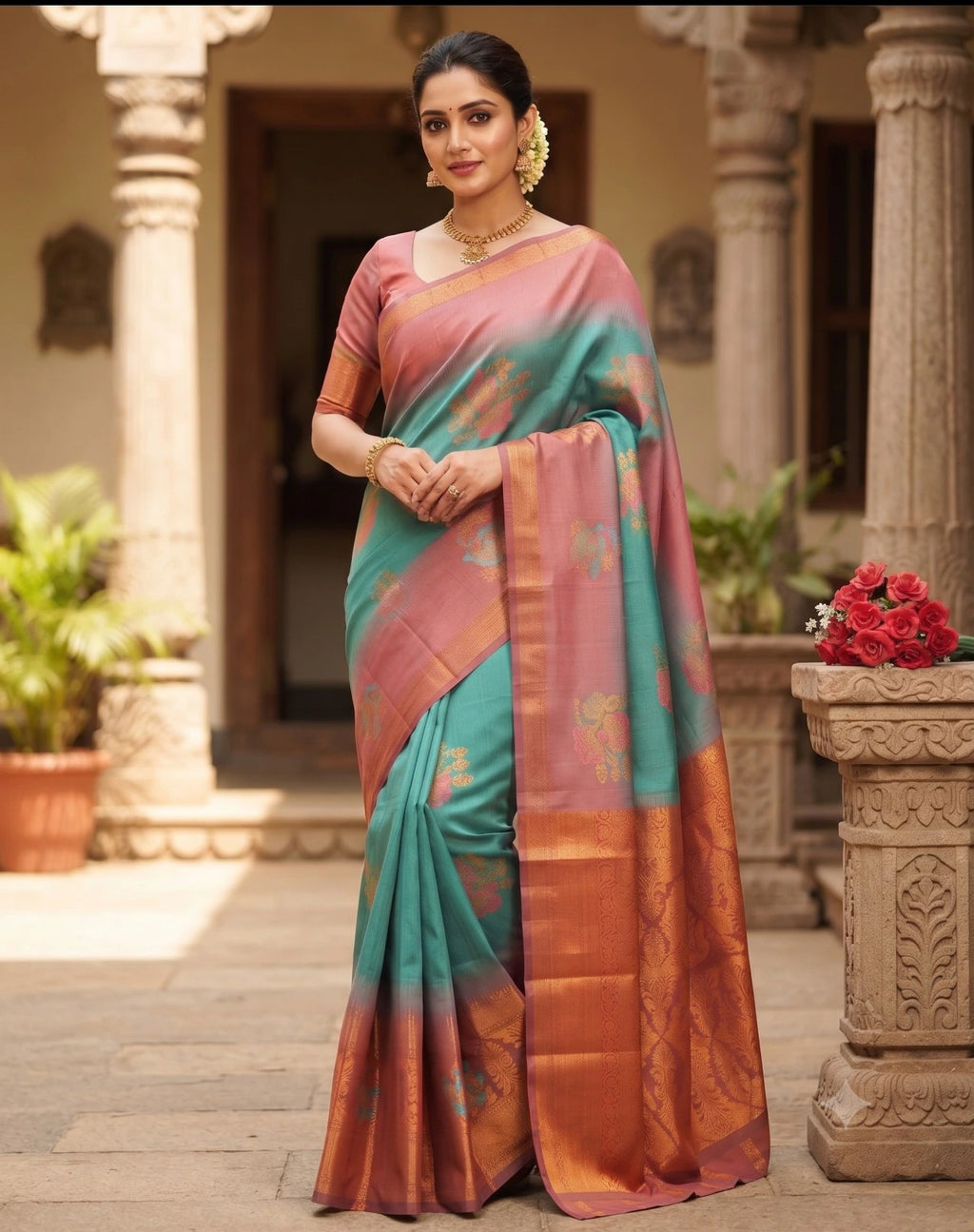 DIE & DIE SAREES  WITH BLOUSE 1