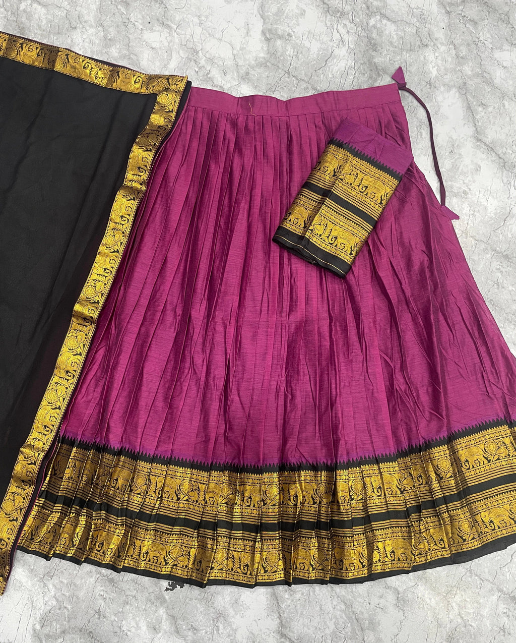 Kanci Cotton Silk Lehenga Set 3
