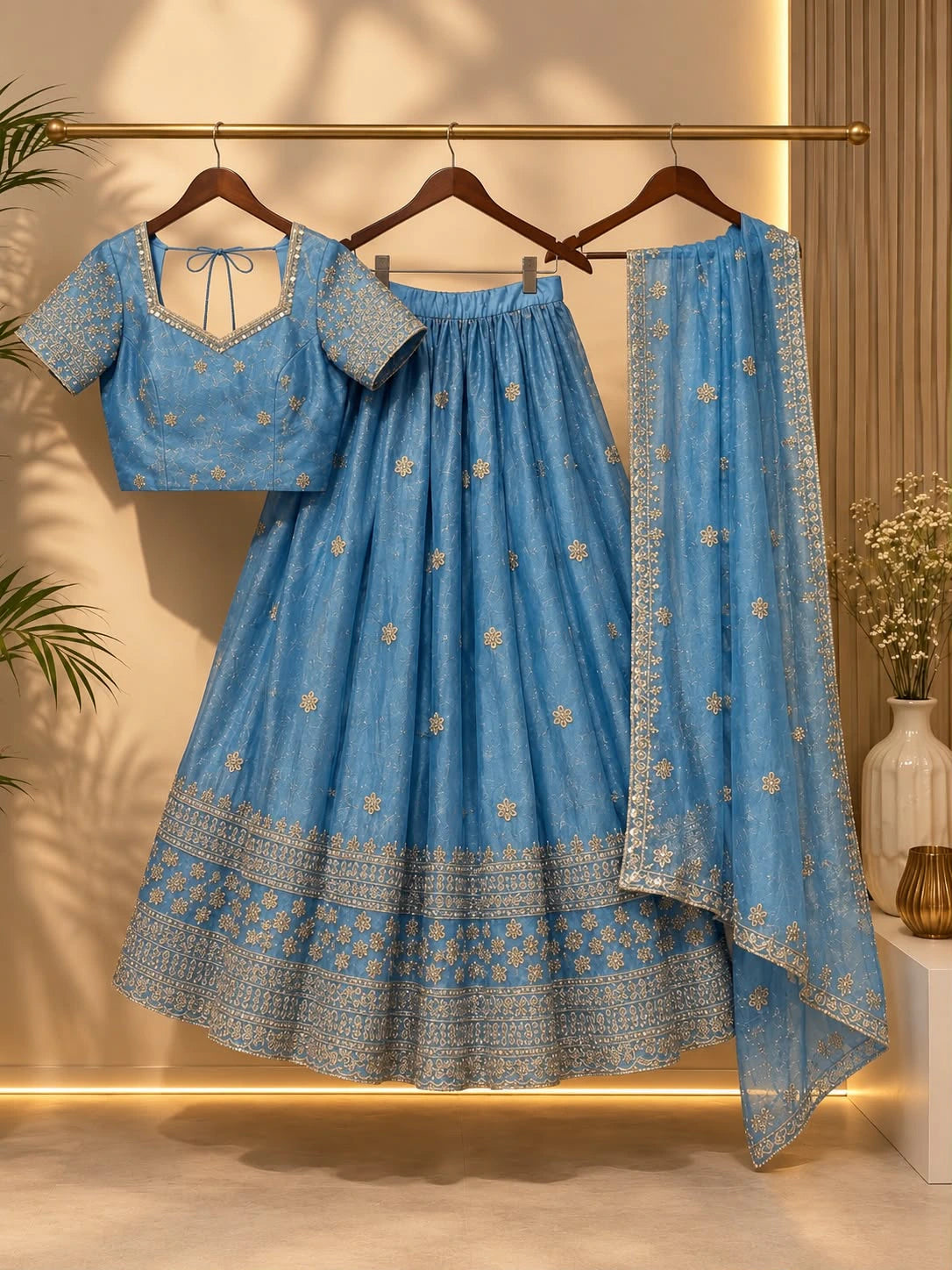 jaqard lehenga set 7