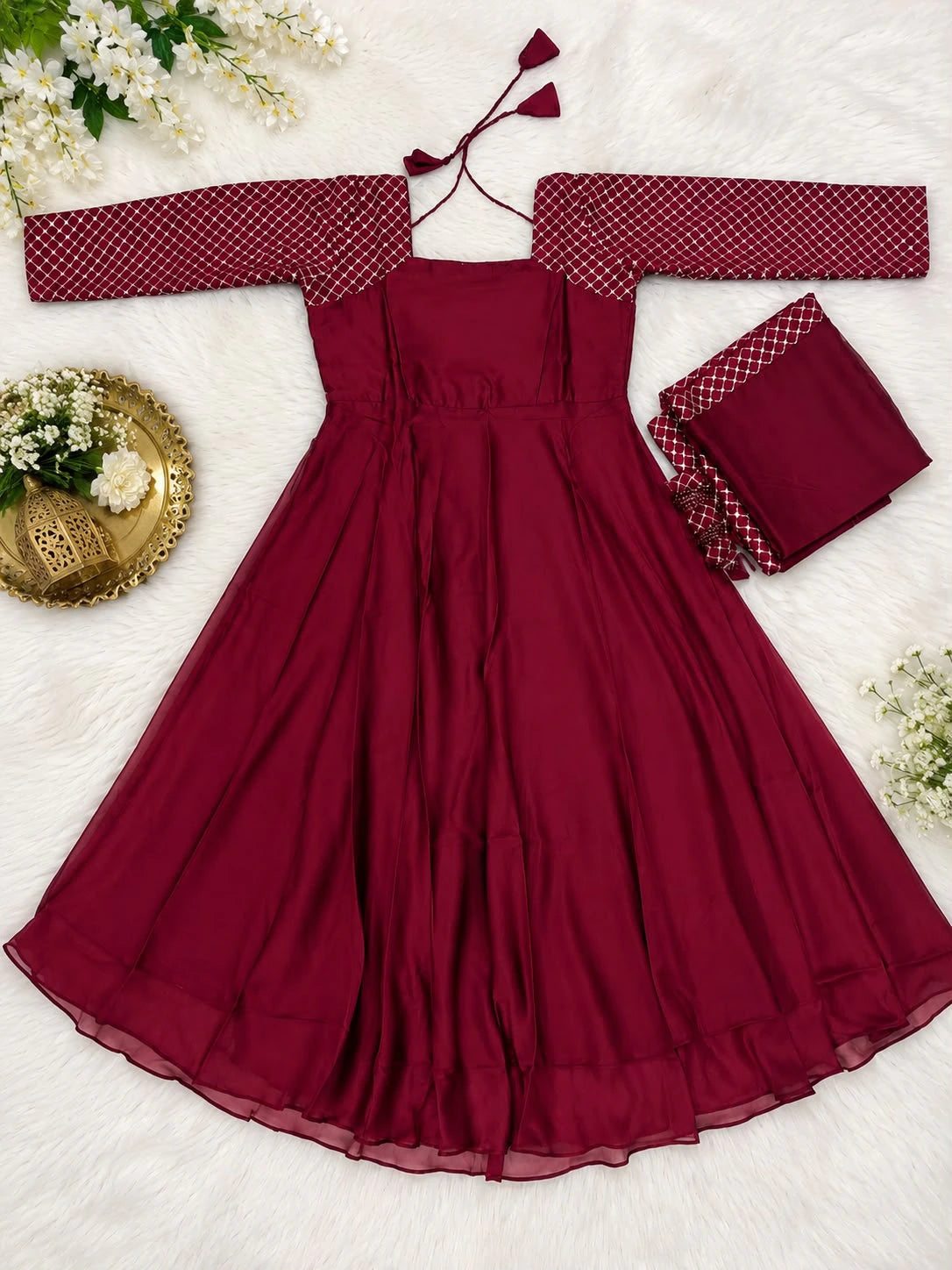 Sparkling Georgette Anarkali 7