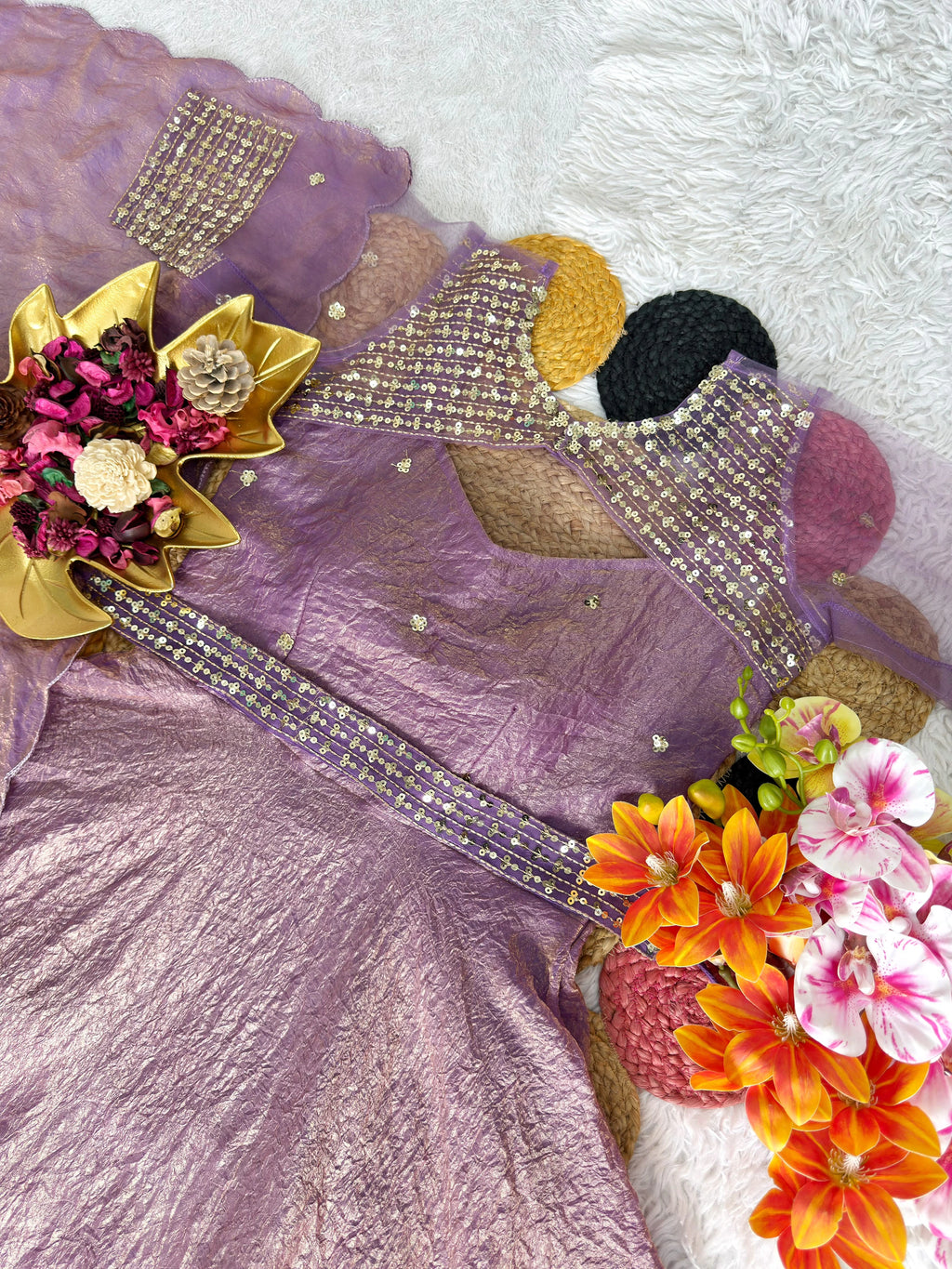 Doremon Crush Gown with Dupatta 5