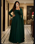 💕Faux Georgette Pintuck Gown💕 1