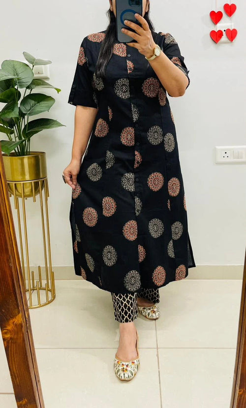 A-Line Kurti Co-Ords Set with Ankle Length Pant 1