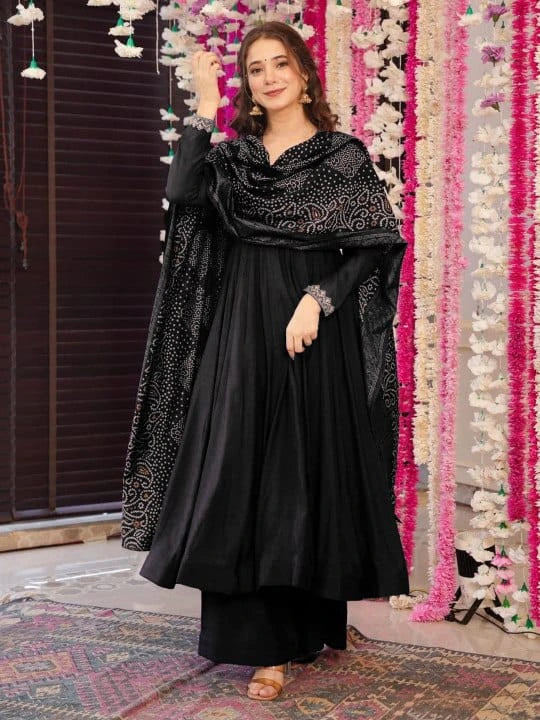 Viscose Kurti Dupatta Set 9