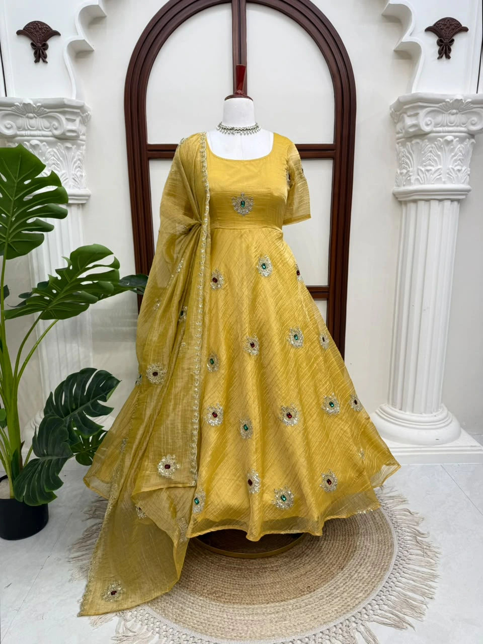 Designer Gown with Dupatta 2
