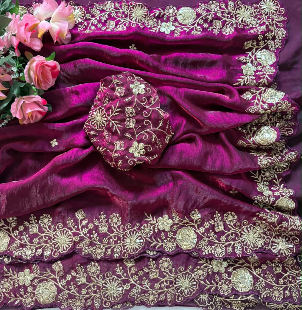 Space Silk Saree Collection 10