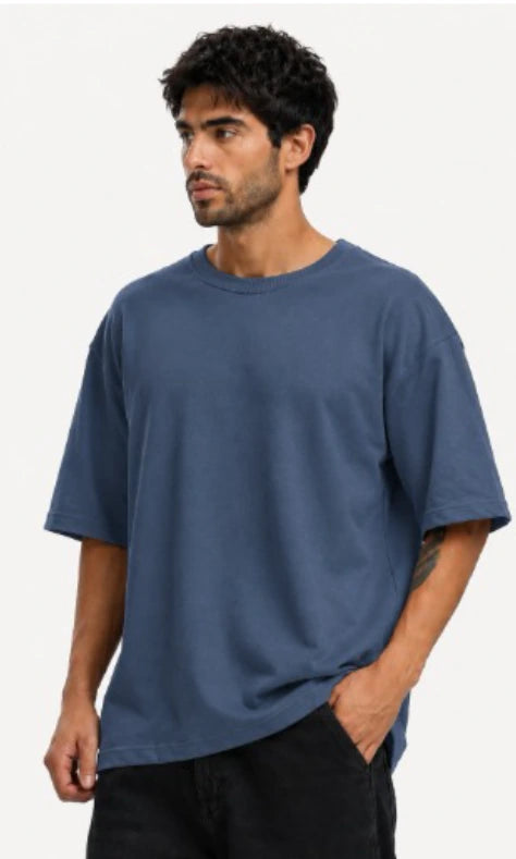 Cotton Oversized T-Shirt Unisex French Terry Cotton Unisex 3