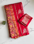 Khadi Crepe Silk Saree 1