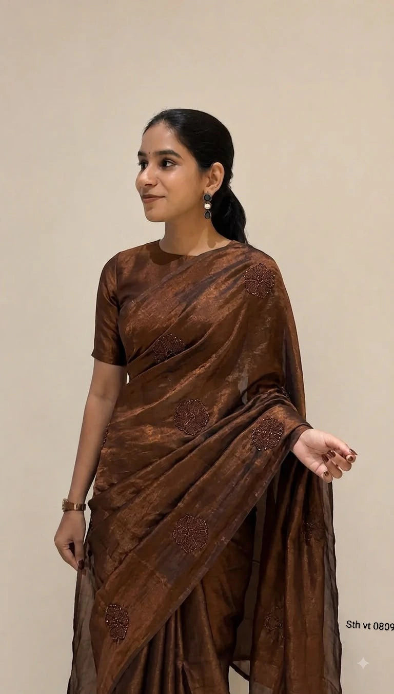 DHURVA  SAREES WITH BLOUSE 3