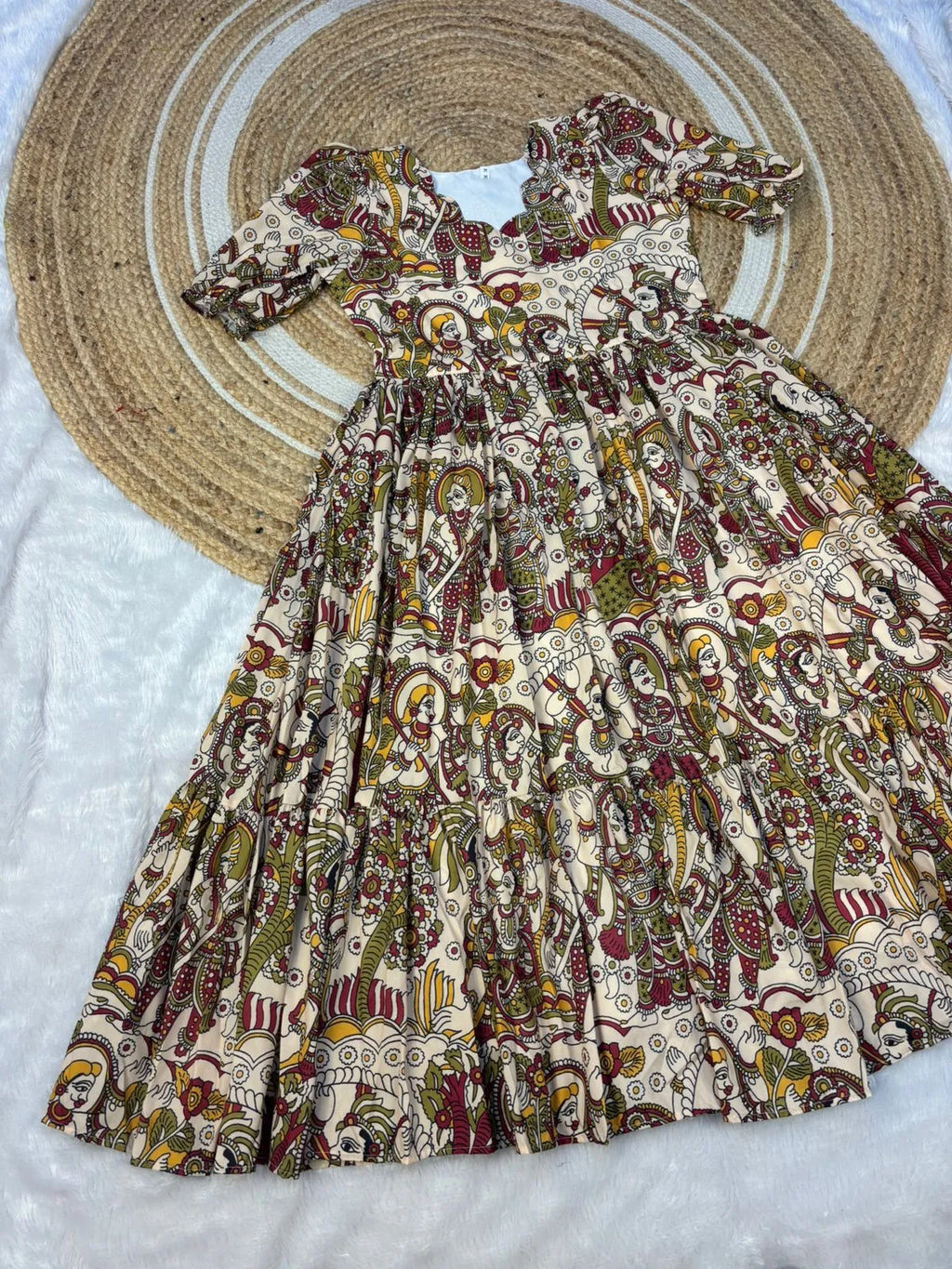 💐💐Most Demanding Kalamkari Maxigown💐💐 1