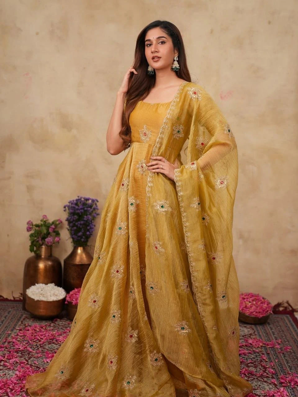Designer Gown with Dupatta 5