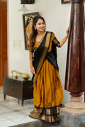 Pure KanchiCotton Half-Saree Set 1