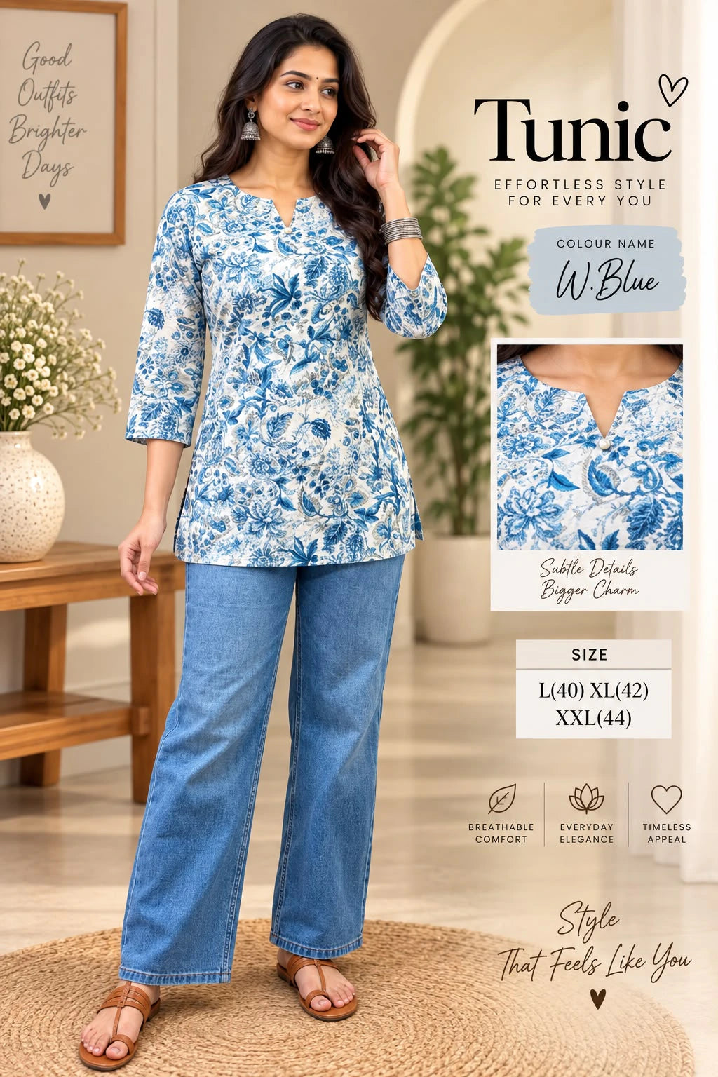 Cotton Printed Kurti 6