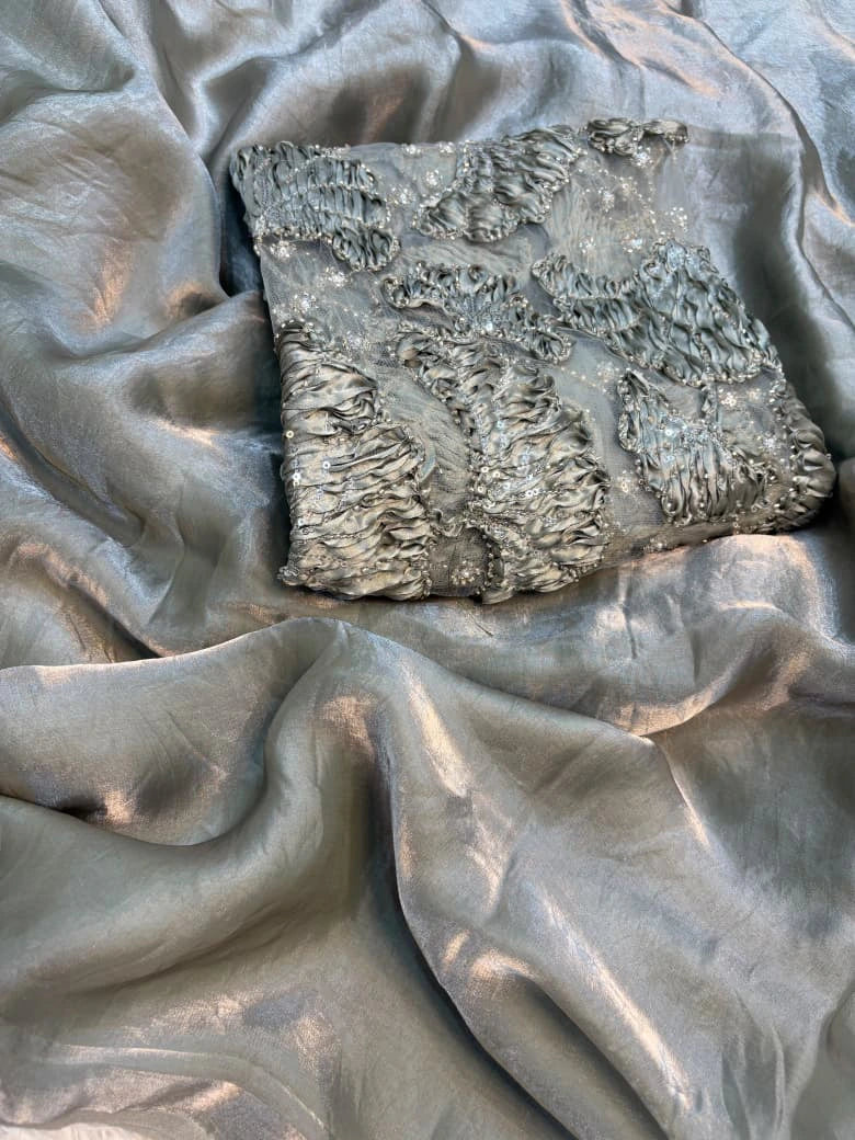 Designer Partywear Saree with Blouse 3