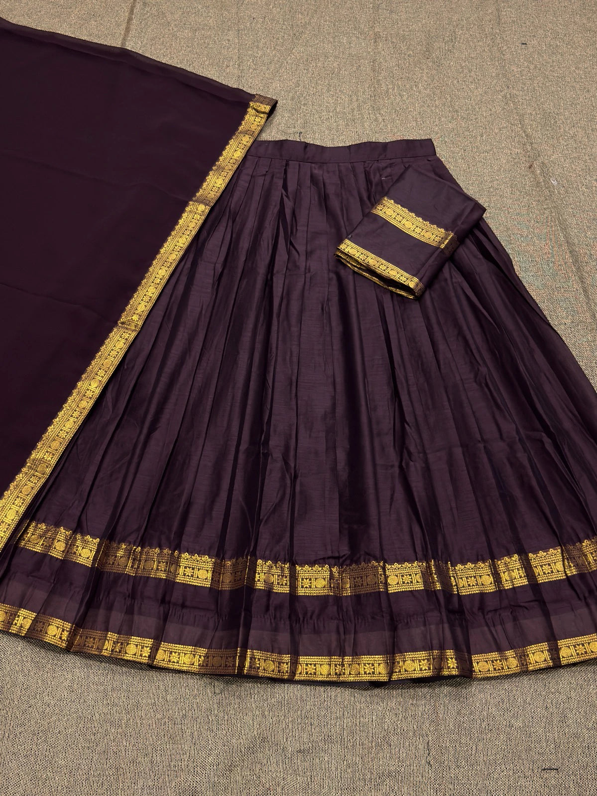 Kanjivaram Silk Lehenga 10