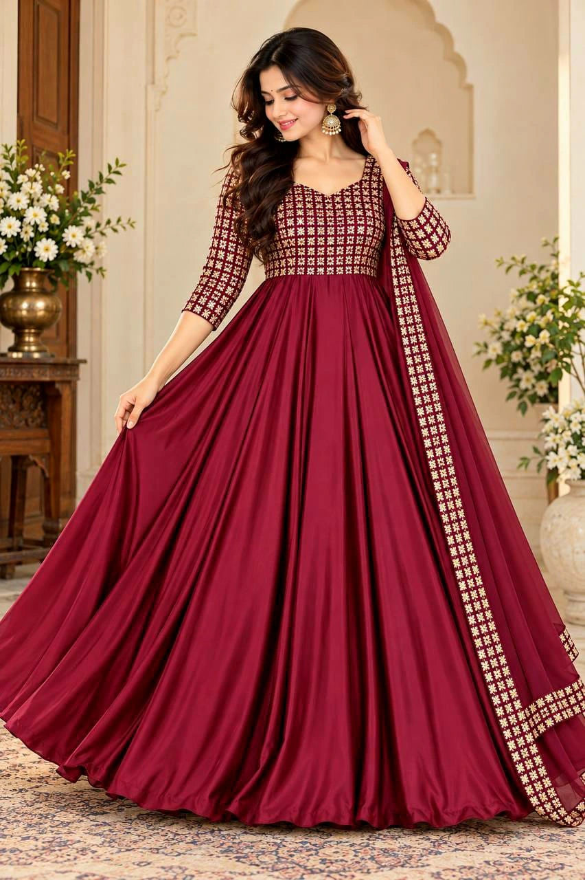 Rangoli Anarkali Gown 2