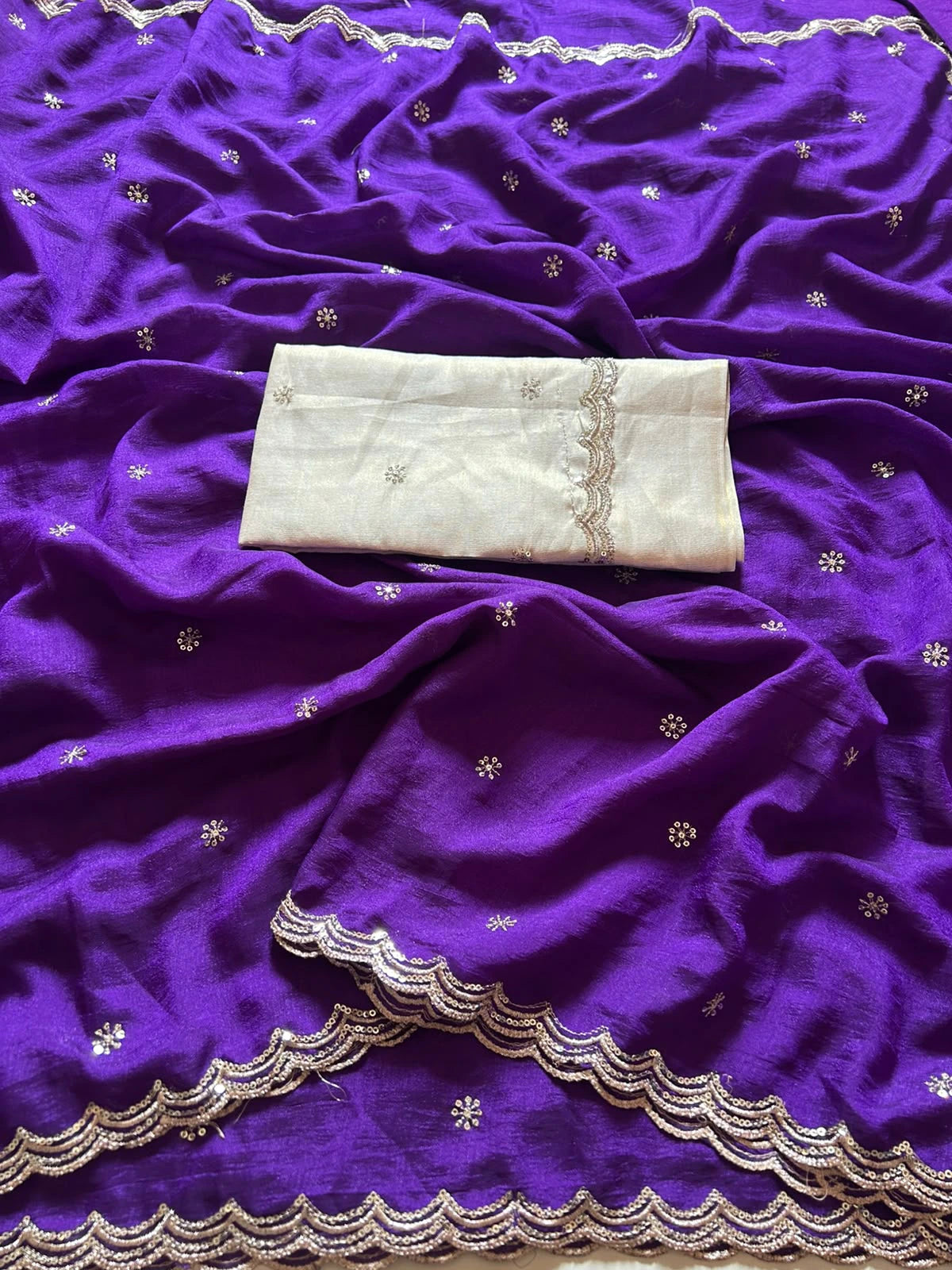 Vichitra Silk Saree 3