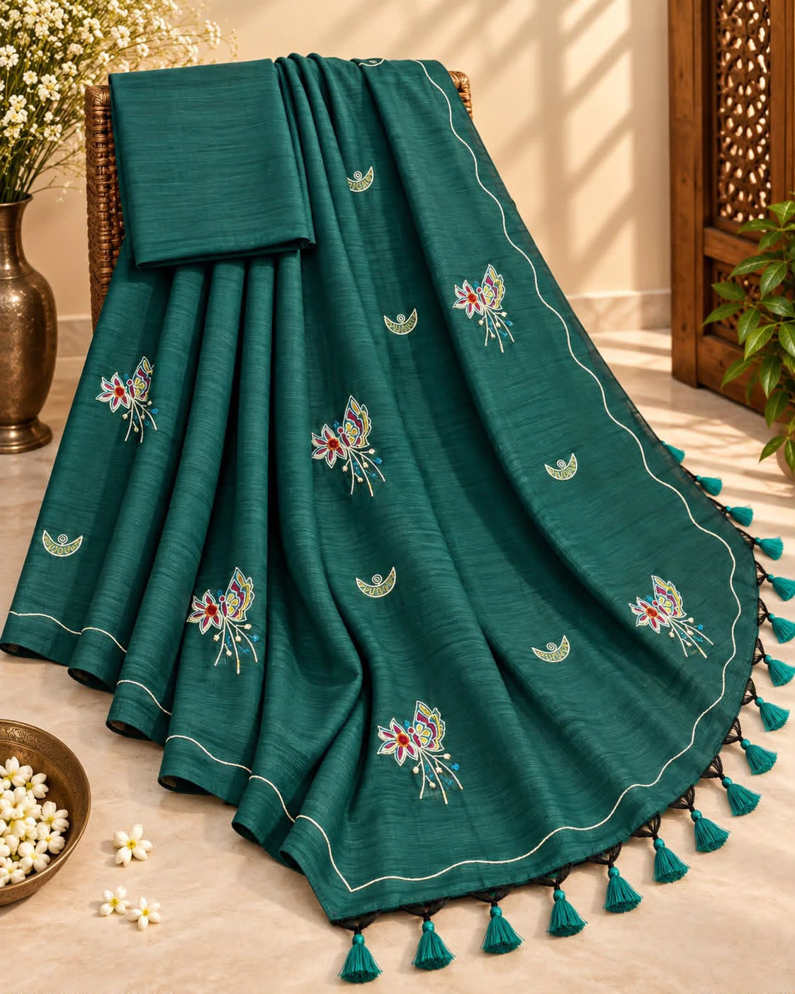 Handloom Khadi Cotton Saree 3