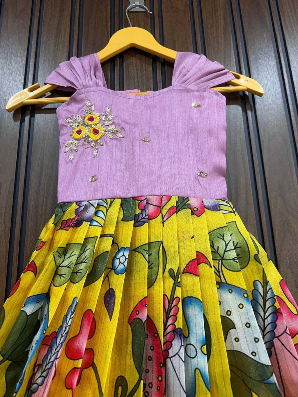 💜❤️Summer Special Kids Soft Silk Pattu Gown❤️💜 7