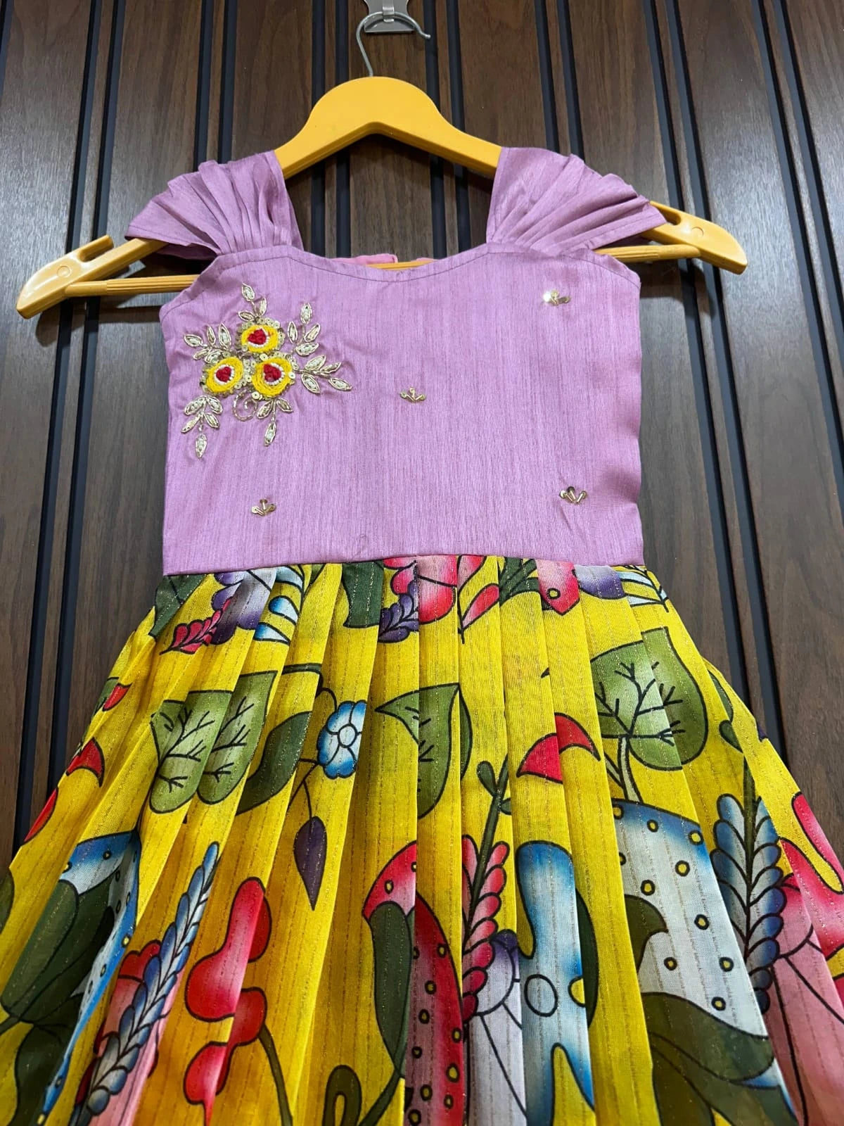 💜❤️Summer Special Kids Soft Silk Pattu Gown❤️💜 7