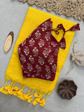 🌺🌺Premium Handlooom Mul Cotton Sarees With Stitched Blouse🌺🌺 8
