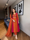 Mul Chanderi Silk Kurta Set 1