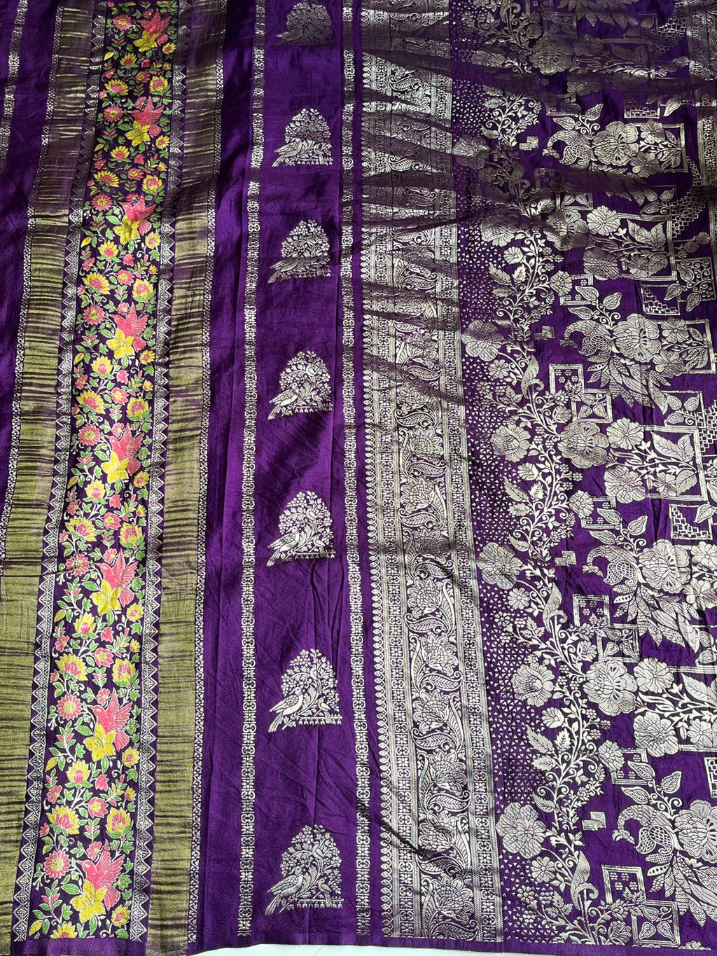 Khadi Crepe Silk Saree 10